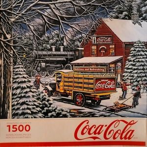 YULETIME DELIVERY Springbok COCA-COLA 1500 piece puzzle 2010